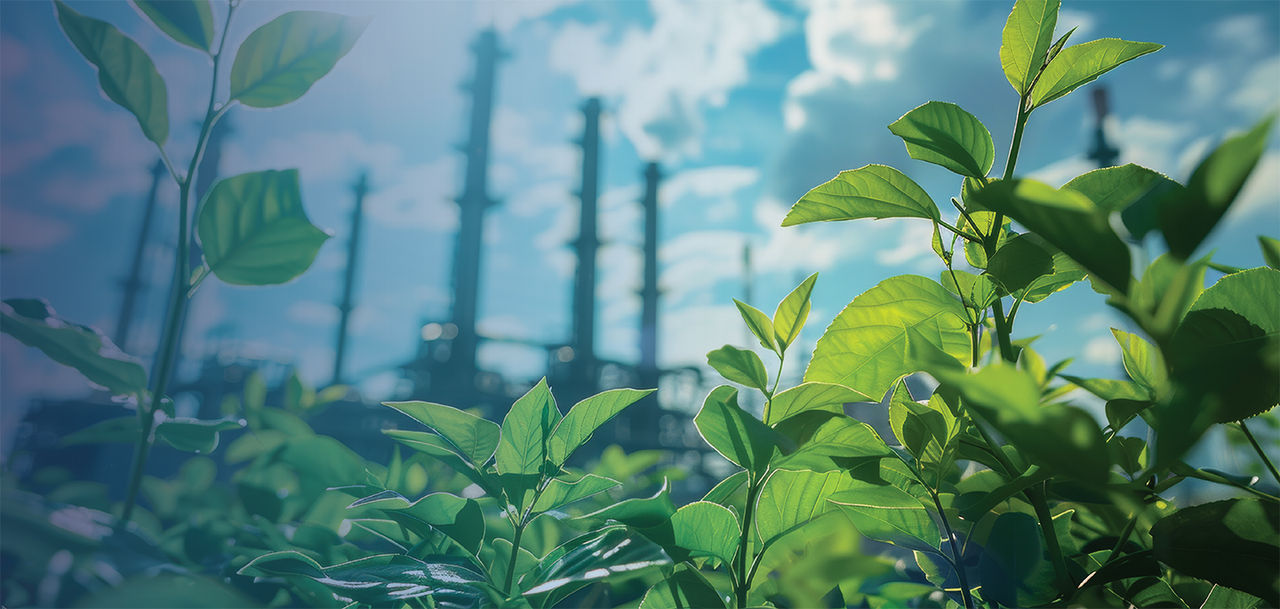 Momentive Solutions Image with Green Plant