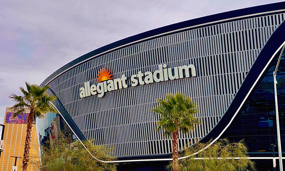 At Allegiant Stadium in Las Vegas, a high-performance air and water-resistive barrier helps protect the building envelope against extreme heat and UV exposure
