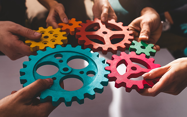 Sustainability TfS Graphic with Gears