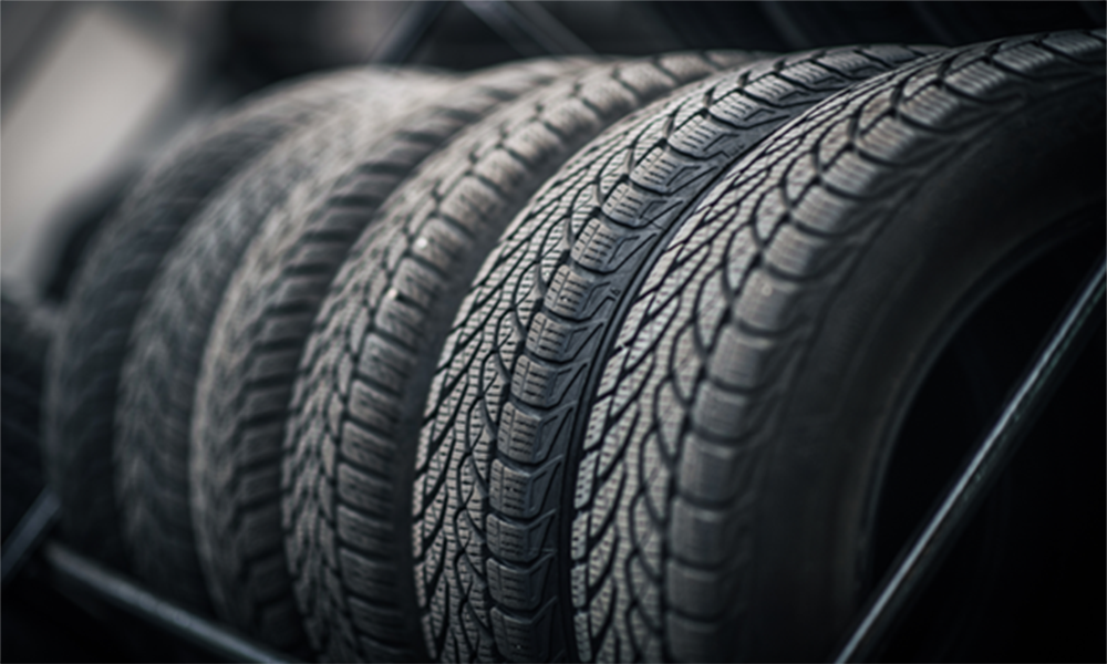 Row of tires